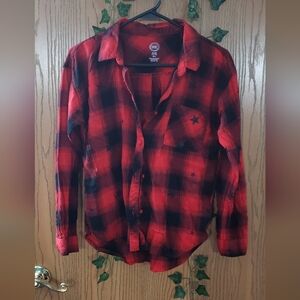 Red Womens Flannel Shirt
